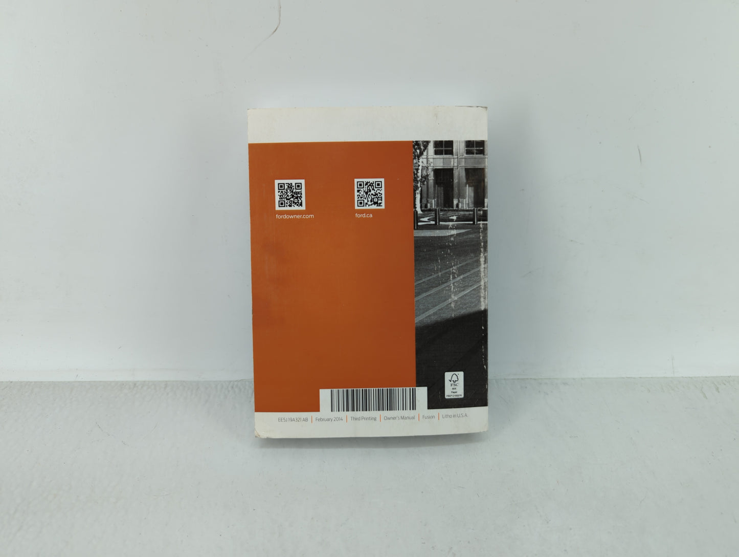 2014 Ford Fusion Owners Manual Book Guide OEM Used Auto Parts - Oemusedautoparts1.com