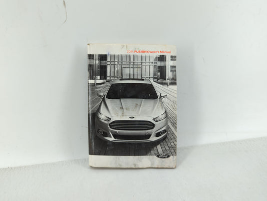 2014 Ford Fusion Owners Manual Book Guide OEM Used Auto Parts - Oemusedautoparts1.com