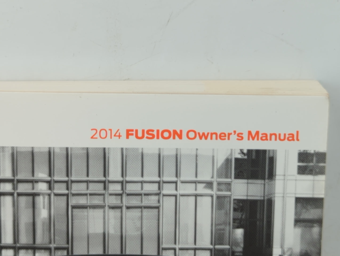 2014 Ford Fusion Owners Manual Book Guide OEM Used Auto Parts - Oemusedautoparts1.com