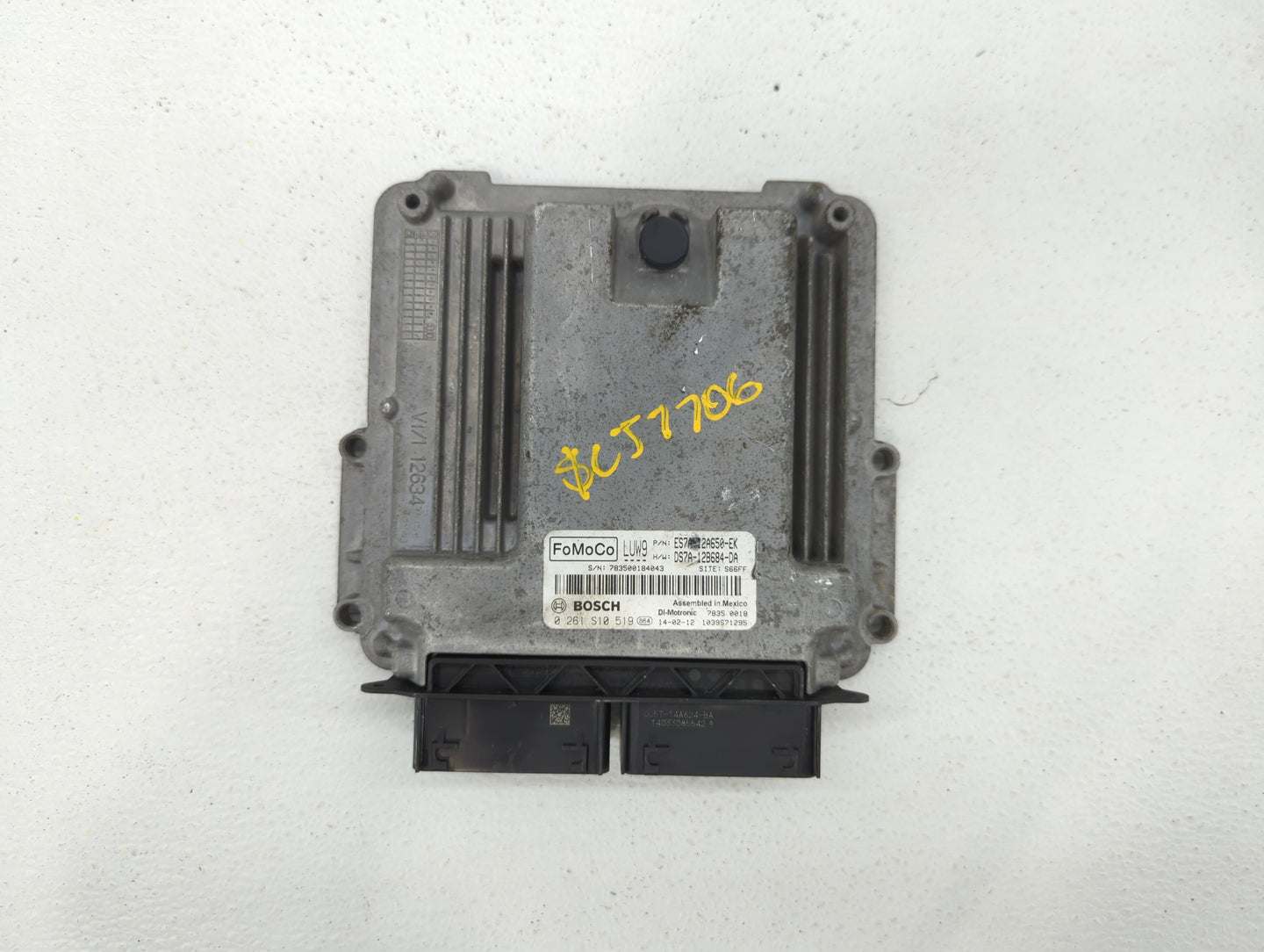 2014-2016 Ford Fusion PCM Engine Control Computer ECU ECM PCU OEM P/N:ES7A-12A650-CK ES7A-12A650-DFD Fits Fits 2014 2015 201