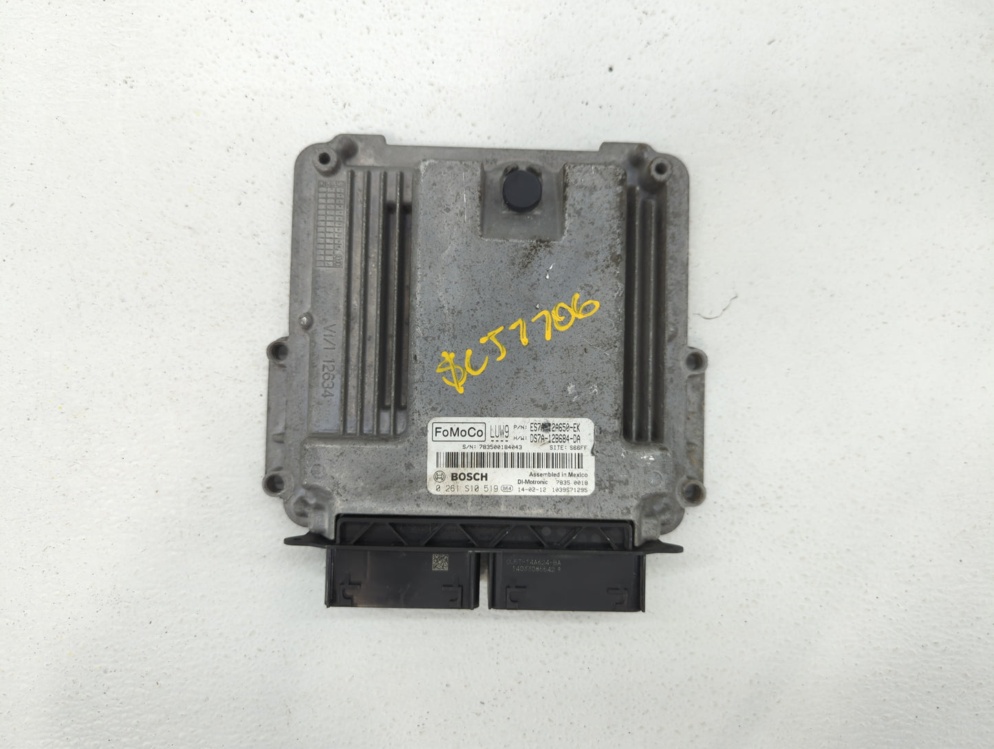 2014-2016 Ford Fusion PCM Engine Control Computer ECU ECM PCU OEM P/N:ES7A-12A650-CK ES7A-12A650-DFD Fits Fits 2014 2015 201