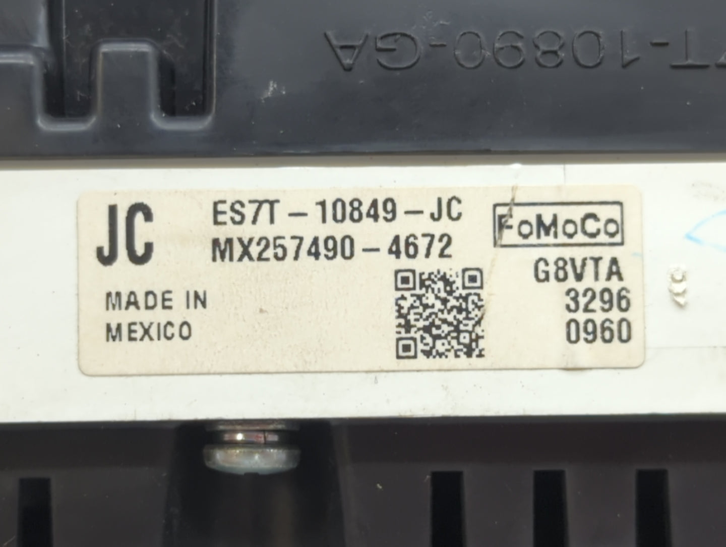 2014 Ford Fusion Instrument Cluster Speedometer Gauges P/N:ES7T-10849-JB ES7T-10849-JC, ES7T-10849-JD Fits OEM Used Auto Par