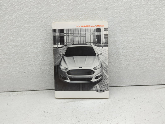 2014 Ford Fusion Owners Manual Book Guide OEM Used Auto Parts - Oemusedautoparts1.com