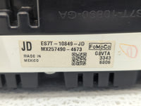 2014 Ford Fusion Instrument Cluster Speedometer Gauges P/N:ES7T-10849-JB ES7T-10849-JC, ES7T-10849-JD Fits OEM Used Auto Par