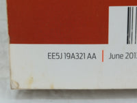 2014 Ford Fusion Owners Manual Book Guide OEM Used Auto Parts - Oemusedautoparts1.com