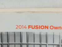 2014 Ford Fusion Owners Manual Book Guide OEM Used Auto Parts - Oemusedautoparts1.com