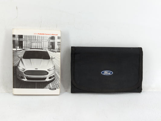 2014 Ford Fusion Owners Manual Book Guide OEM Used Auto Parts - Oemusedautoparts1.com