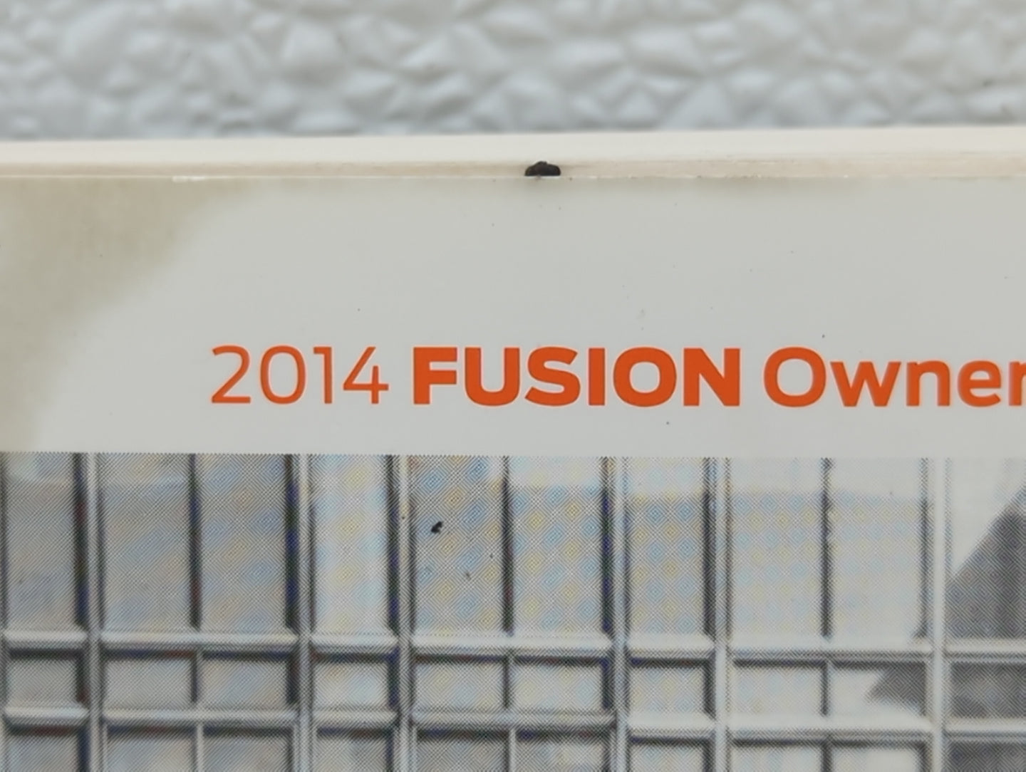 2014 Ford Fusion Owners Manual Book Guide OEM Used Auto Parts - Oemusedautoparts1.com