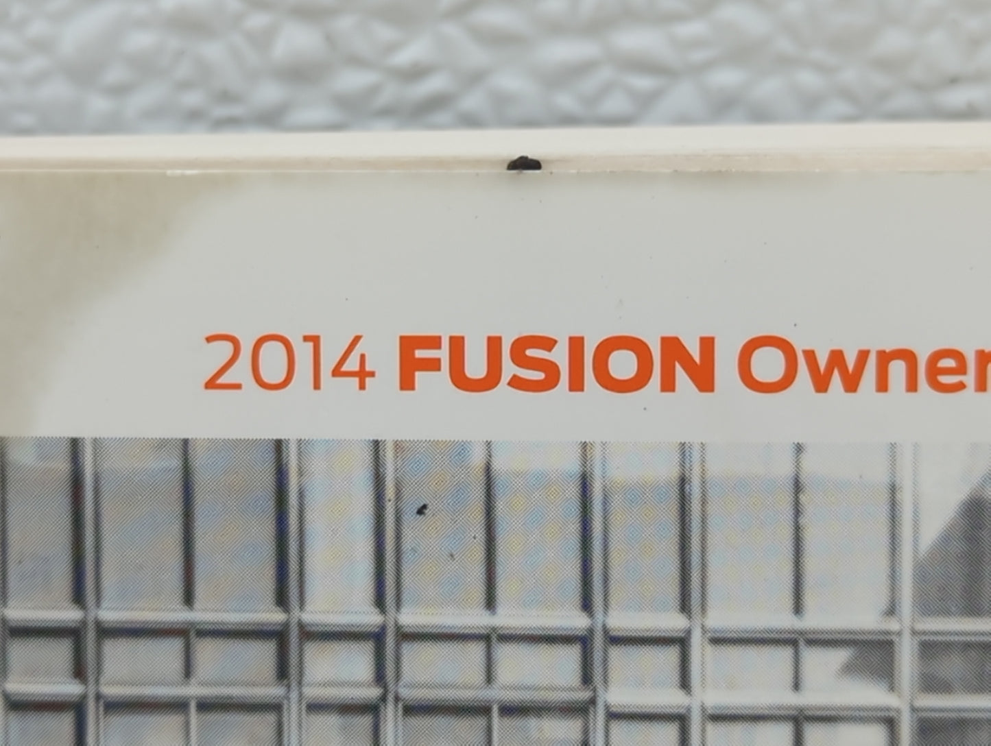 2014 Ford Fusion Owners Manual Book Guide OEM Used Auto Parts - Oemusedautoparts1.com