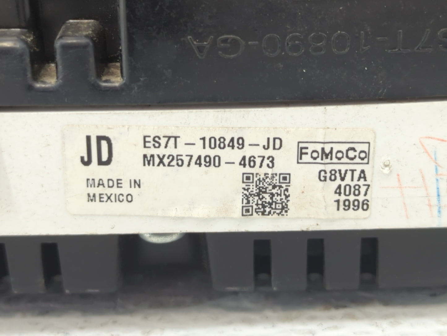 2014 Ford Fusion Instrument Cluster Speedometer Gauges P/N:ES7T-10849-JB ES7T-10849-JC, ES7T-10849-JD Fits OEM Used Auto Par