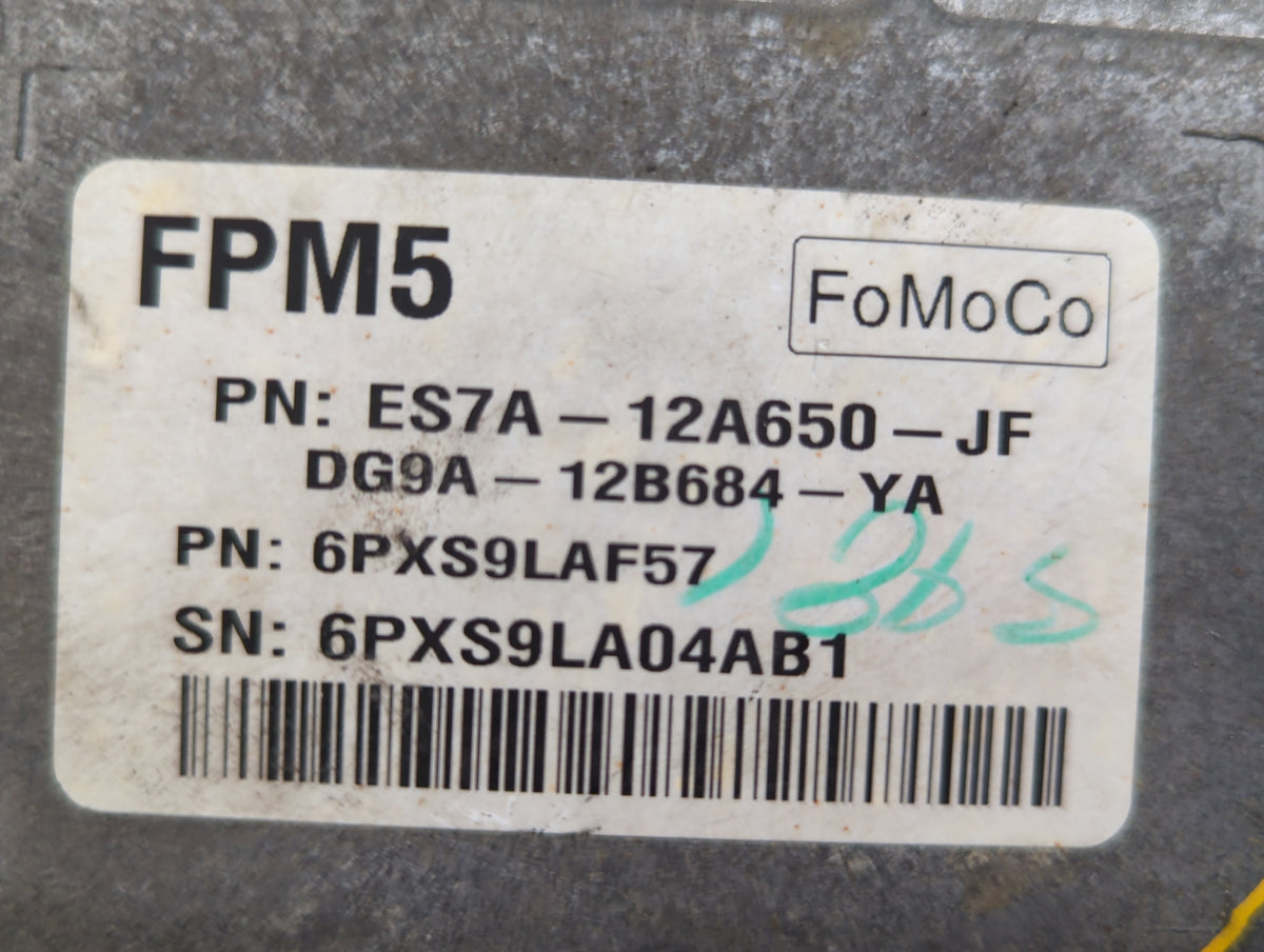 2014-2016 Ford Fusion PCM Engine Control Computer ECU ECM PCU OEM P/N:ES7A-12A650-JF ES7A-12A650-GF Fits 2014 2015 2016 OEM 