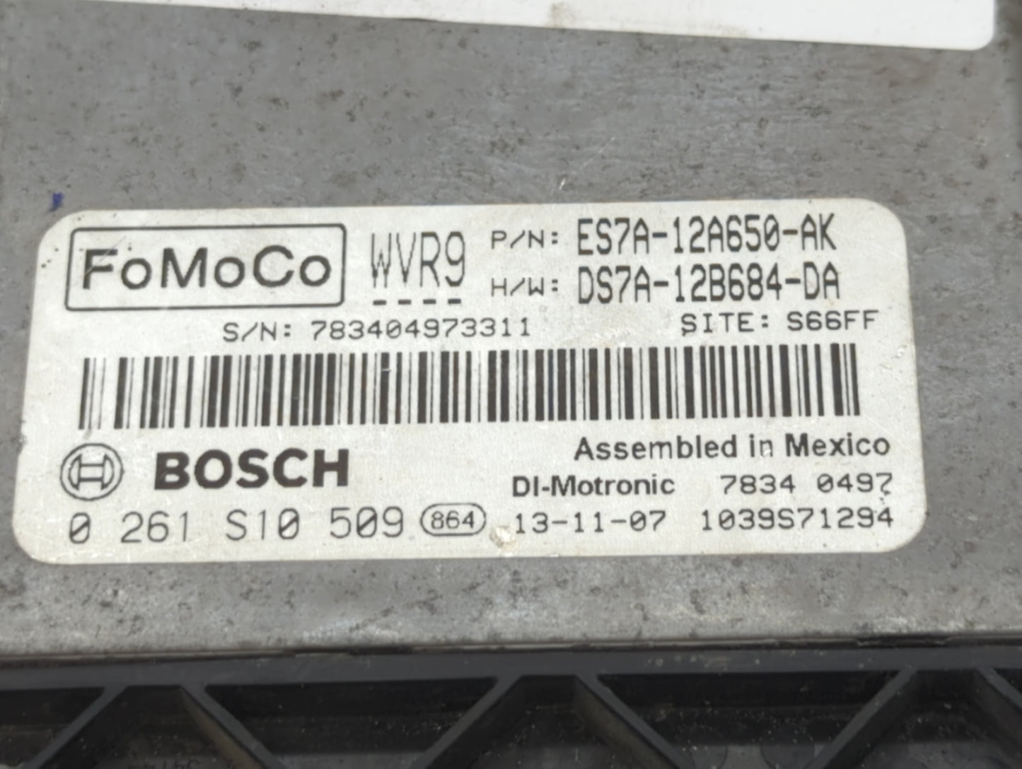 2014-2016 Ford Fusion PCM Engine Control Computer ECU ECM PCU OEM P/N:ES7A-12A650-CK DS7A-12B684-DA Fits Fits 2014 2015 2016