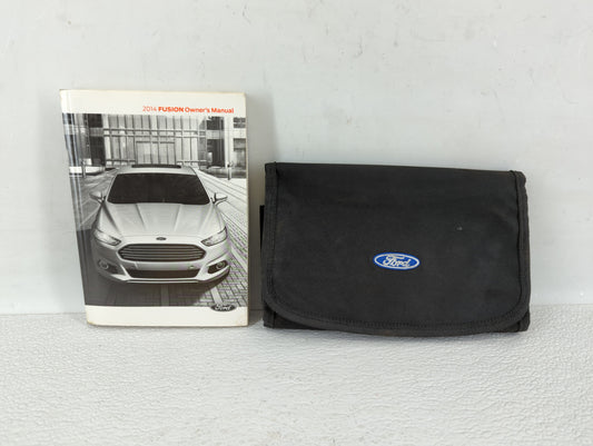 2014 Ford Fusion Owners Manual Book Guide OEM Used Auto Parts - Oemusedautoparts1.com
