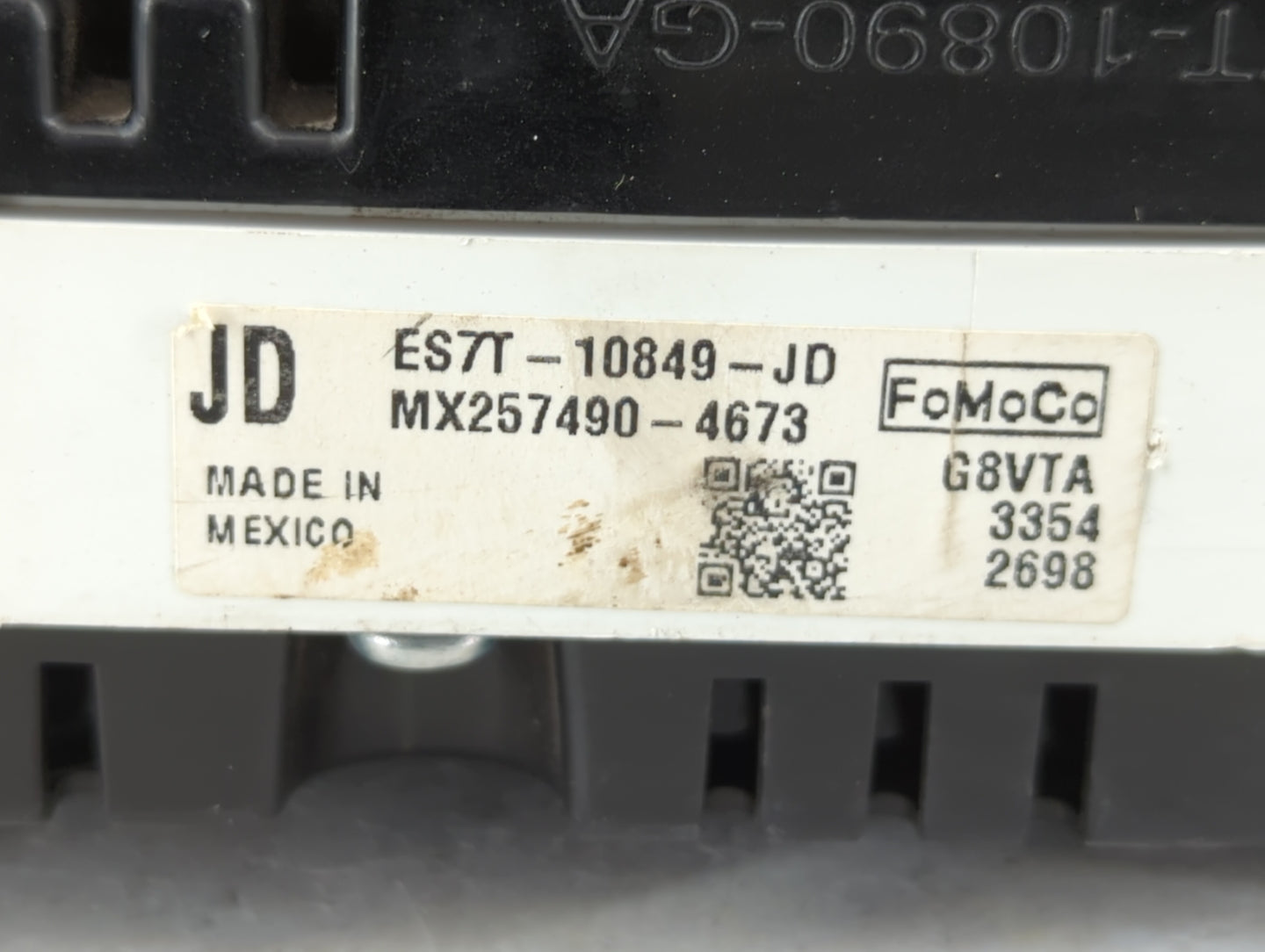 2014 Ford Fusion Instrument Cluster Speedometer Gauges P/N:ES7T-10849-JB ES7T-10849-JC, ES7T-10849-JD Fits OEM Used Auto Par