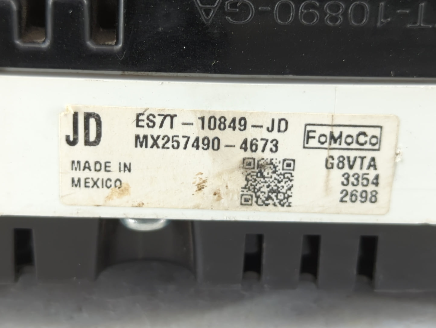 2014 Ford Fusion Instrument Cluster Speedometer Gauges P/N:ES7T-10849-JB ES7T-10849-JC, ES7T-10849-JD Fits OEM Used Auto Par