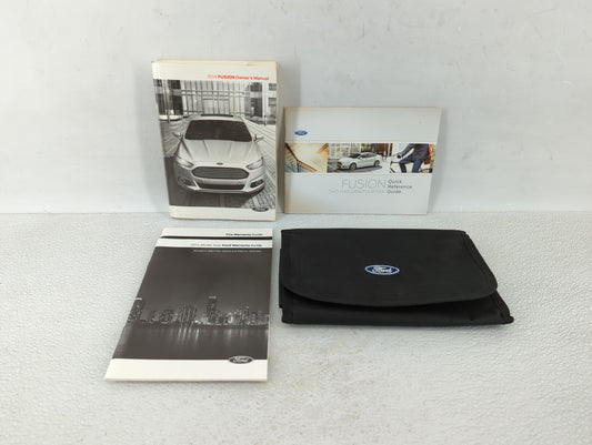 2014 Ford Fusion Owners Manual Book Guide OEM Used Auto Parts - Oemusedautoparts1.com