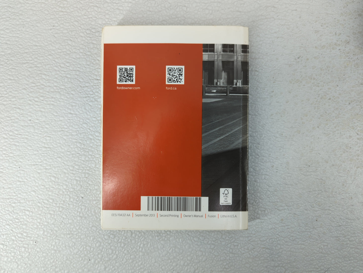 2014 Ford Fusion Owners Manual Book Guide OEM Used Auto Parts - Oemusedautoparts1.com