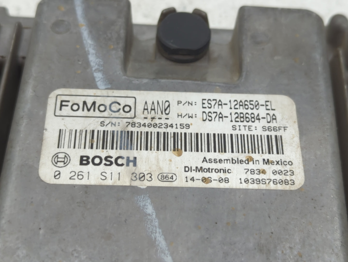2014-2016 Ford Fusion PCM Engine Control Computer ECU ECM PCU OEM P/N:DS7A-12B684-DA ES7A-12A650-EL Fits Fits 2014 2015 2016