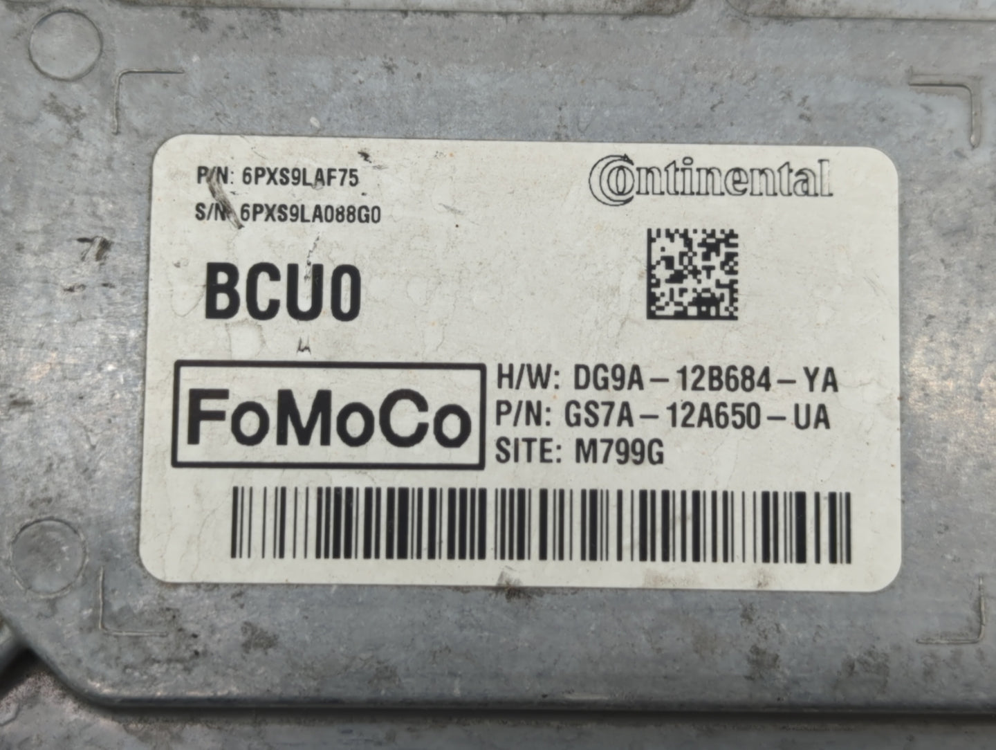 2014-2016 Ford Fusion PCM Engine Control Computer ECU ECM PCU OEM P/N:DG9A-12B684-YA GS7A-12A650-UA Fits Fits 2014 2015 2016