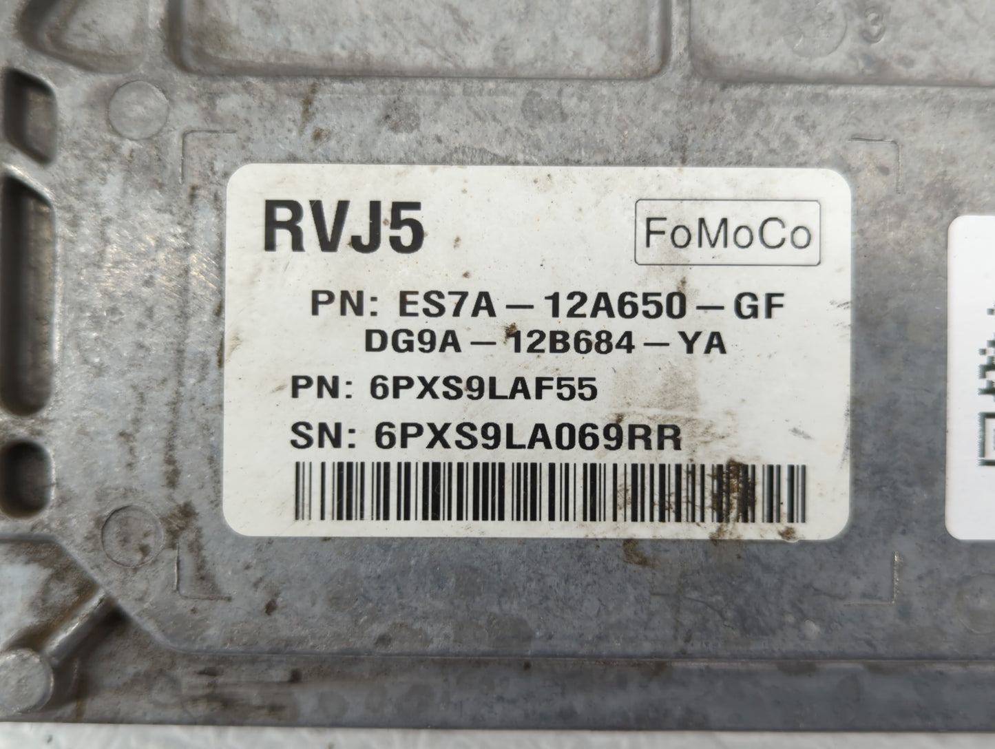 2014-2016 Ford Fusion PCM Engine Control Computer ECU ECM PCU OEM P/N:ES7A-12A650-JF ES7A-12A650-GF Fits Fits 2014 2015 2016