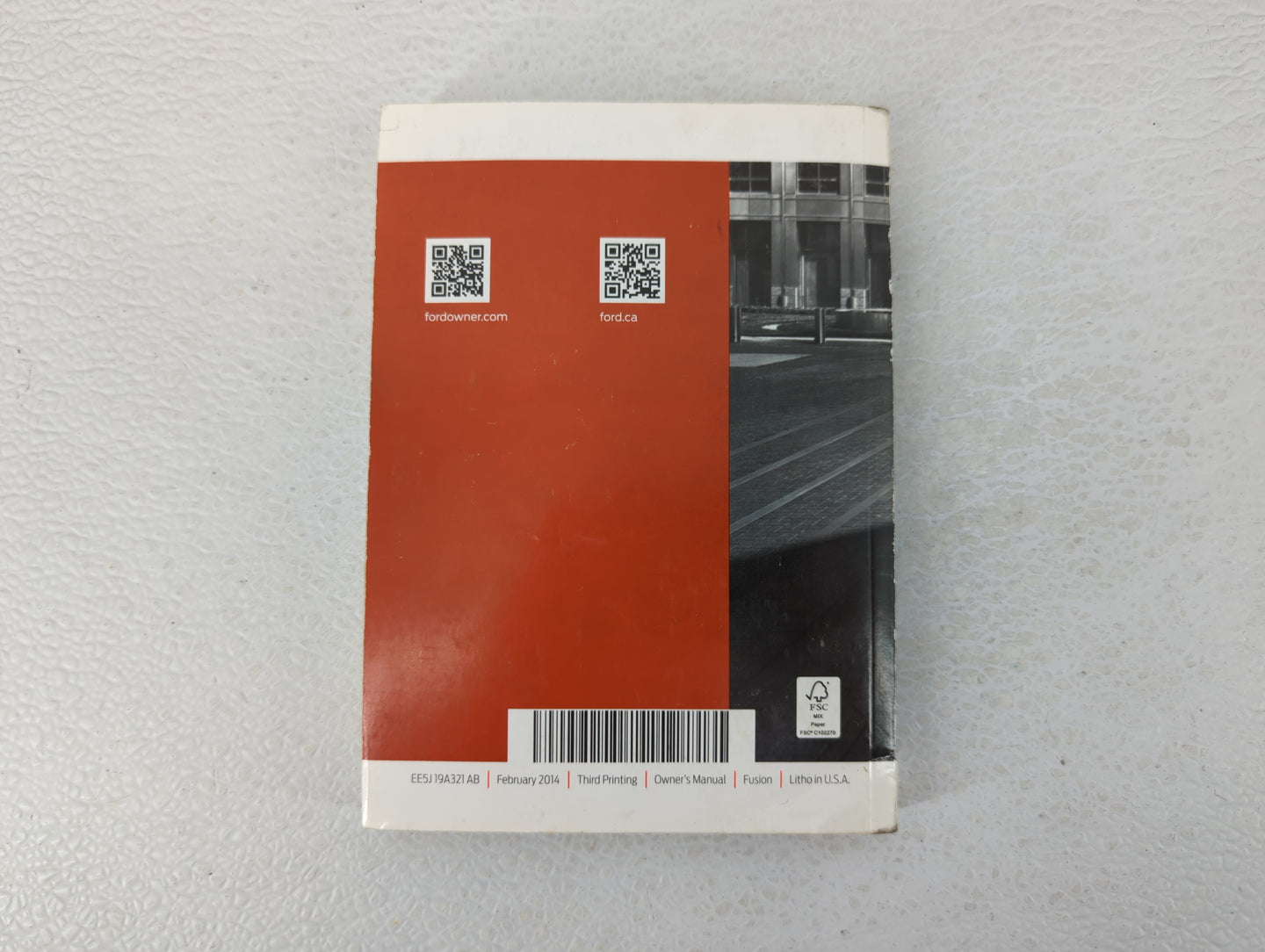 2014 Ford Fusion Owners Manual Book Guide OEM Used Auto Parts - Oemusedautoparts1.com