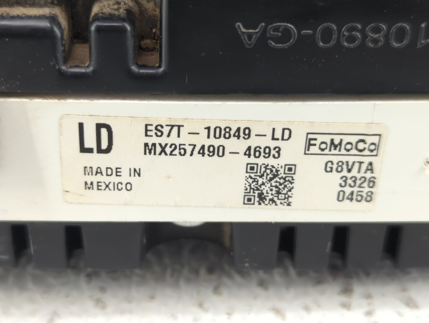 2014 Ford Fusion Instrument Cluster Speedometer Gauges P/N:ES7T-10849-LD Fits OEM Used Auto Parts - Oemusedautoparts1.com