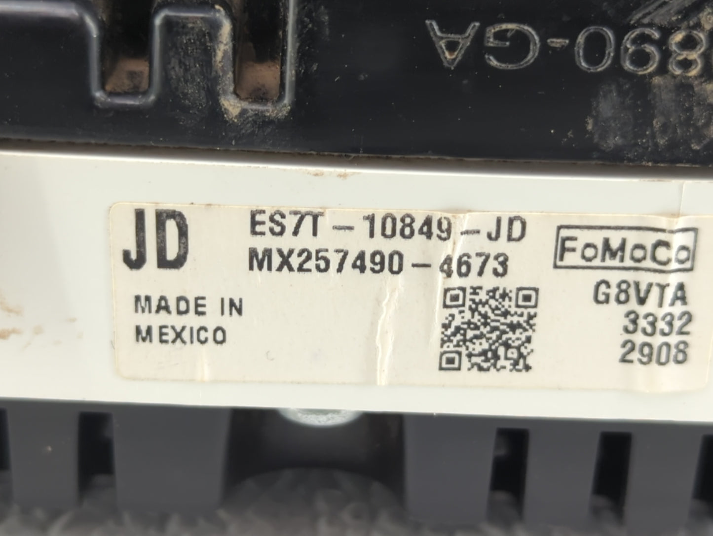 2014 Ford Fusion Instrument Cluster Speedometer Gauges P/N:ES7T-10849-JB ES7T-10849-JC, ES7T-10849-JD Fits OEM Used Auto Par