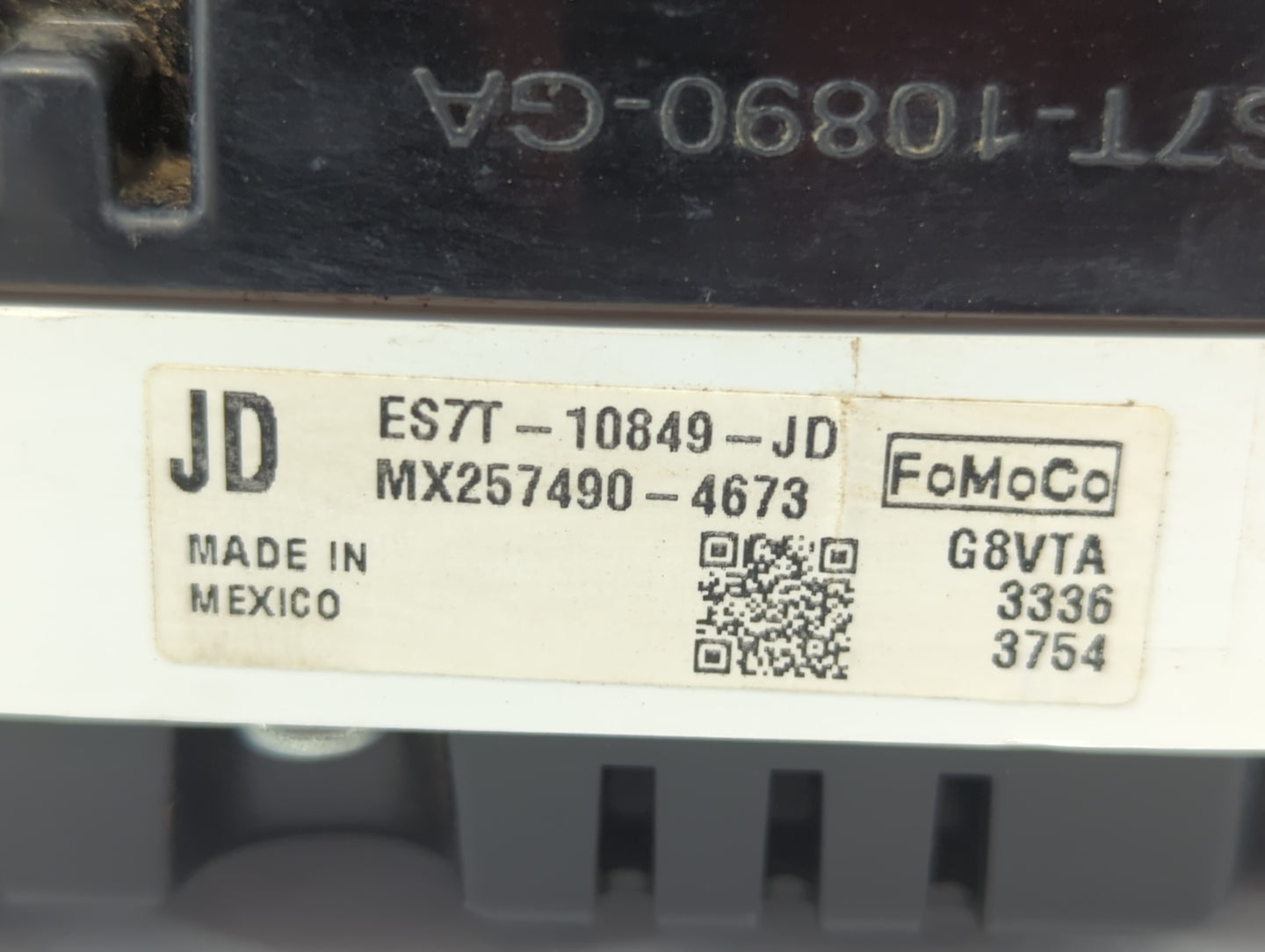 2014 Ford Fusion Instrument Cluster Speedometer Gauges P/N:ES7T-10849-JB ES7T-10849-JC, ES7T-10849-JD Fits OEM Used Auto Par