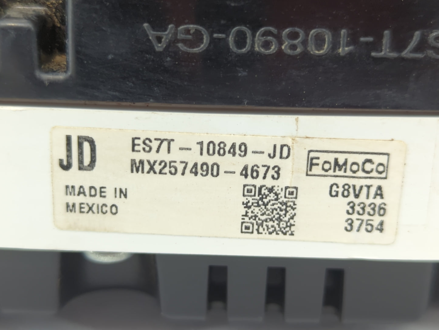 2014 Ford Fusion Instrument Cluster Speedometer Gauges P/N:ES7T-10849-JB ES7T-10849-JC, ES7T-10849-JD Fits OEM Used Auto Par