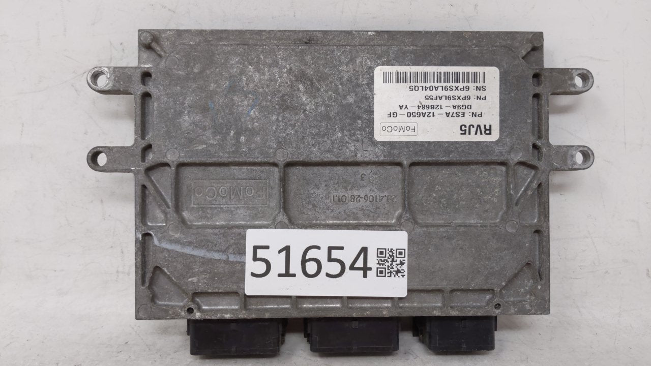 2014-2016 Ford Fusion PCM Engine Control Computer ECU ECM PCU OEM P/N:ES7A-12A650-GF Fits Fits 2014 2015 2016 OEM Used Auto 