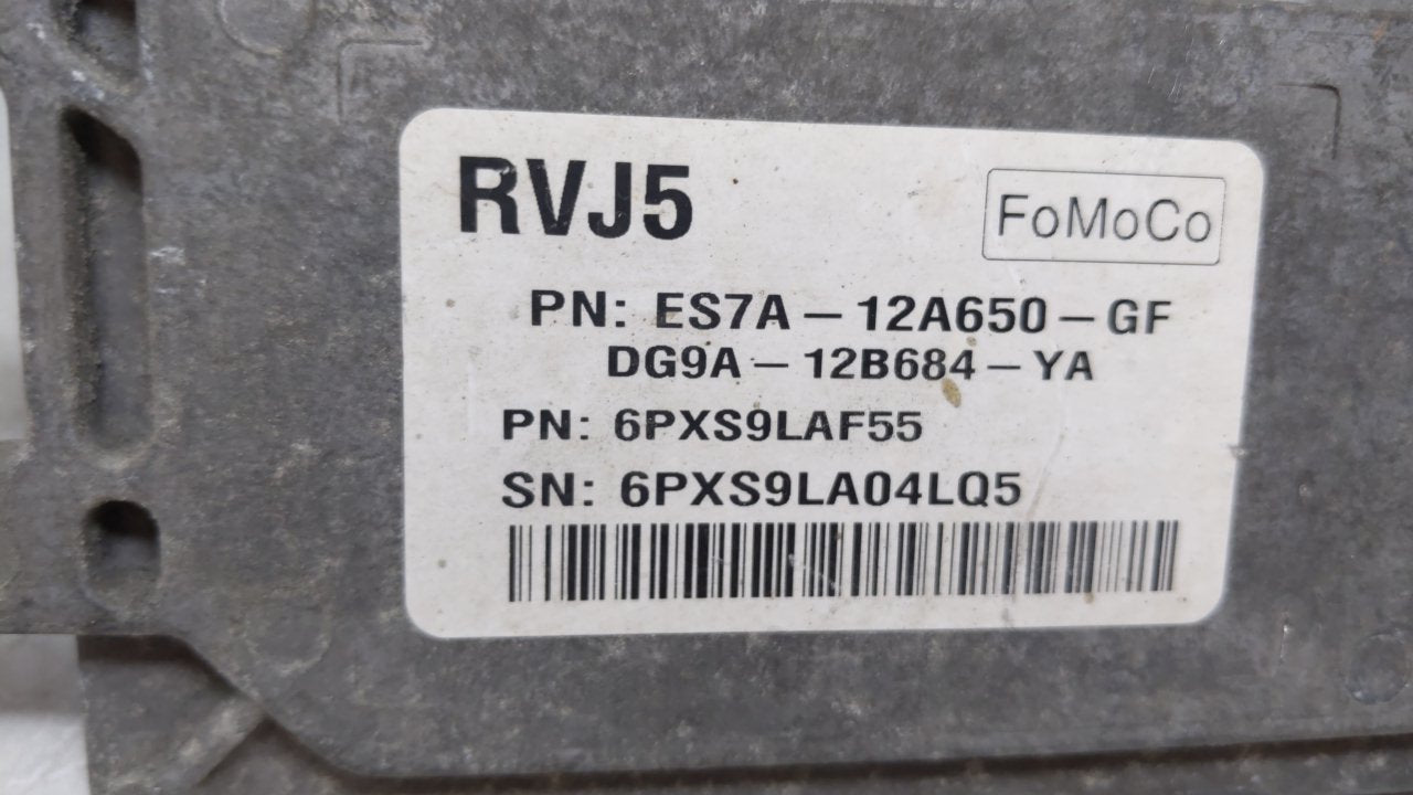 2014-2016 Ford Fusion PCM Engine Control Computer ECU ECM PCU OEM P/N:ES7A-12A650-GF Fits Fits 2014 2015 2016 OEM Used Auto 