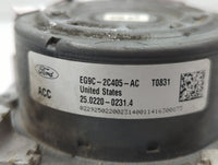 2014-2016 Ford Fusion ABS Pump Control Module Replacement P/N:EG9C-2C405-AC EG9C-2C405-AG Fits Fits 2014 2015 2016 OEM Used 