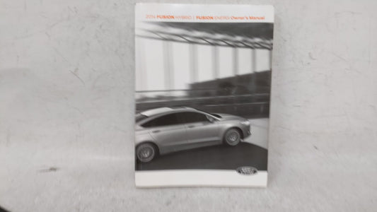 2014 Ford Fusion Owners Manual Book Guide OEM Used Auto Parts - Oemusedautoparts1.com