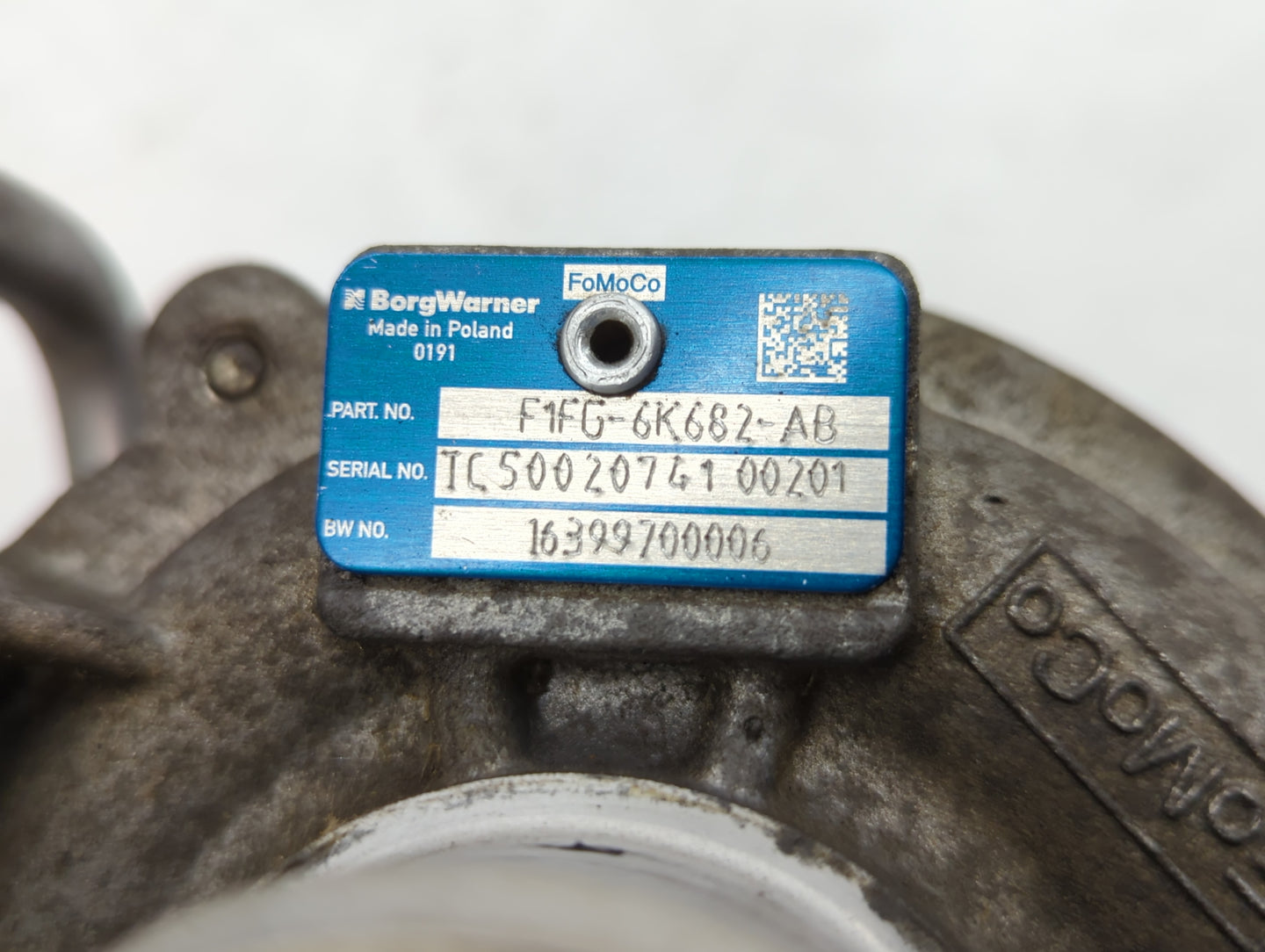 2014 Ford Fusion Turbocharger Turbo Charger Super Charger Supercharger - Oemusedautoparts1.com