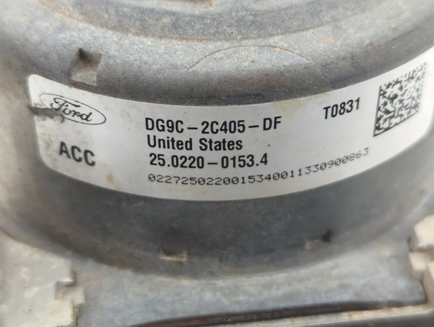 2014-2016 Ford Fusion ABS Pump Control Module Replacement P/N:DG9C-2C405-DF EG9C-2C405-AC Fits Fits 2014 2015 2016 OEM Used 