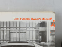 2014 Ford Fusion Owners Manual Book Guide P/N:EE5J 19A321 AA OEM Used Auto Parts - Oemusedautoparts1.com