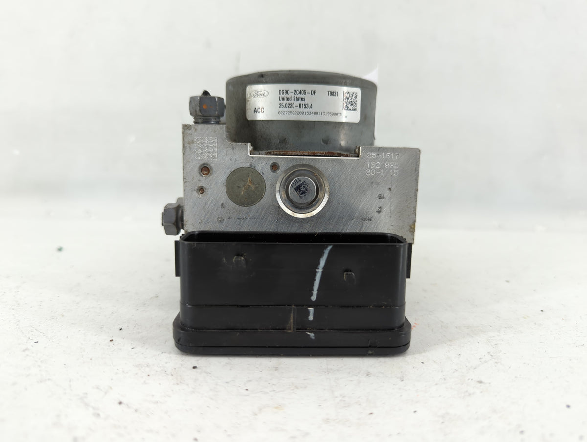 2014-2016 Ford Fusion Anti-Lock Brake ABS Pump Module Actuator OEM P/N:DG9C-2C405-DF Fits Fits 2014 2015 2016 OEM Used Auto 