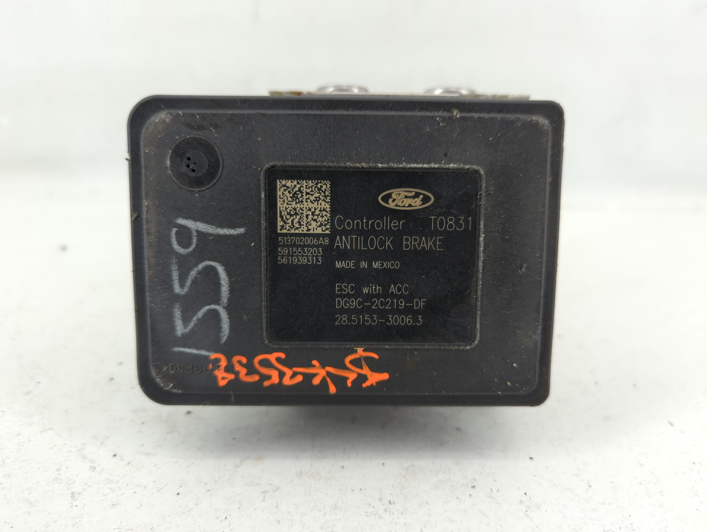 2014-2016 Ford Fusion ABS Pump Control Module Replacement P/N:DG9C-2C405-DF Fits Fits 2014 2015 2016 OEM Used Auto Parts - O