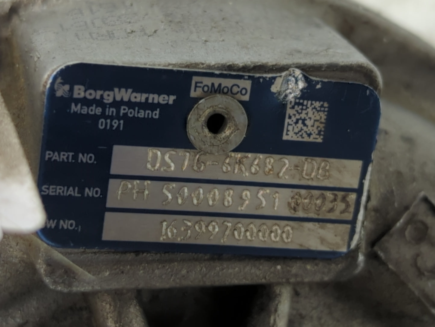 2014 Ford Fusion Turbocharger Turbo Charger Super Charger Supercharger - Oemusedautoparts1.com