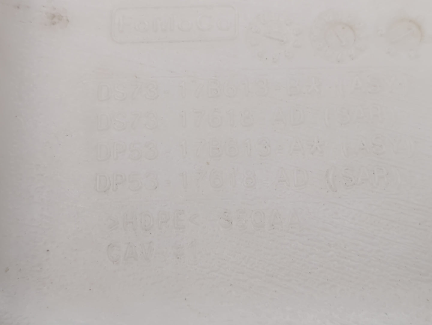 2013-2014 Ford Fusion Windshield Washer Fluid Reservoir Bottle Oem - Oemusedautoparts1.com