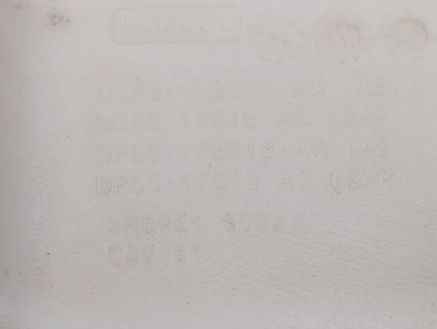 2013-2014 Ford Fusion Windshield Washer Fluid Reservoir Bottle Oem - Oemusedautoparts1.com