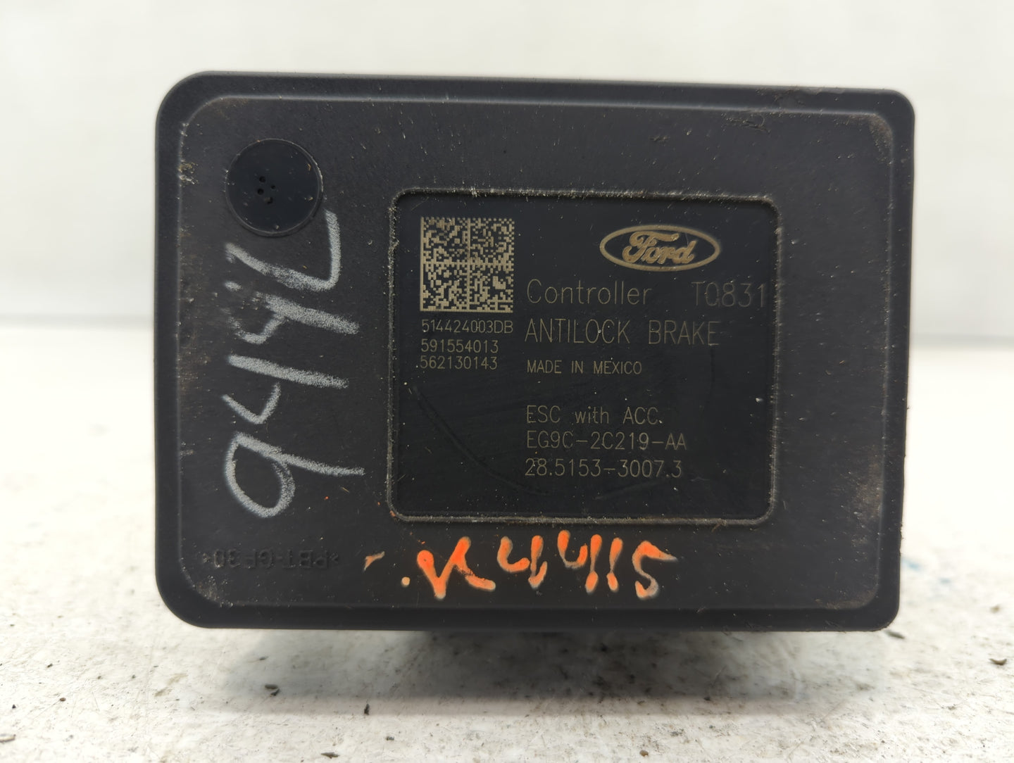 2014-2016 Ford Fusion ABS Pump Control Module Replacement P/N:EG9C-2C405-AC Fits Fits 2014 2015 2016 OEM Used Auto Parts - O