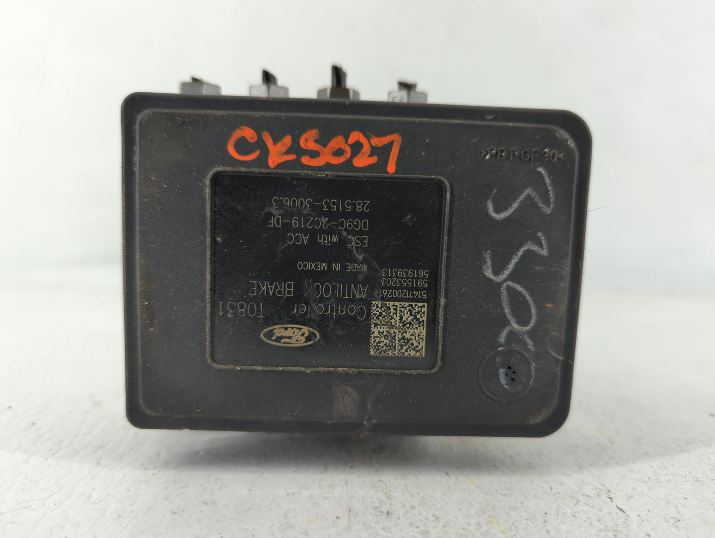 2014-2016 Ford Fusion ABS Pump Control Module Replacement P/N:DG9C-2C405-DF Fits Fits 2014 2015 2016 OEM Used Auto Parts - O
