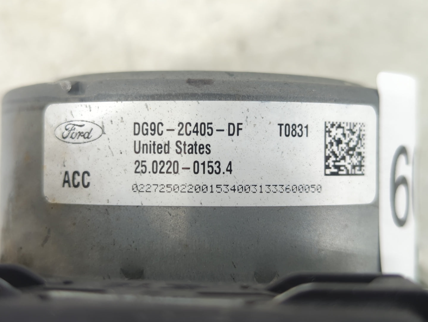 2014-2016 Ford Fusion ABS Pump Control Module Replacement P/N:DG9C-2C405-DF Fits Fits 2014 2015 2016 OEM Used Auto Parts - O