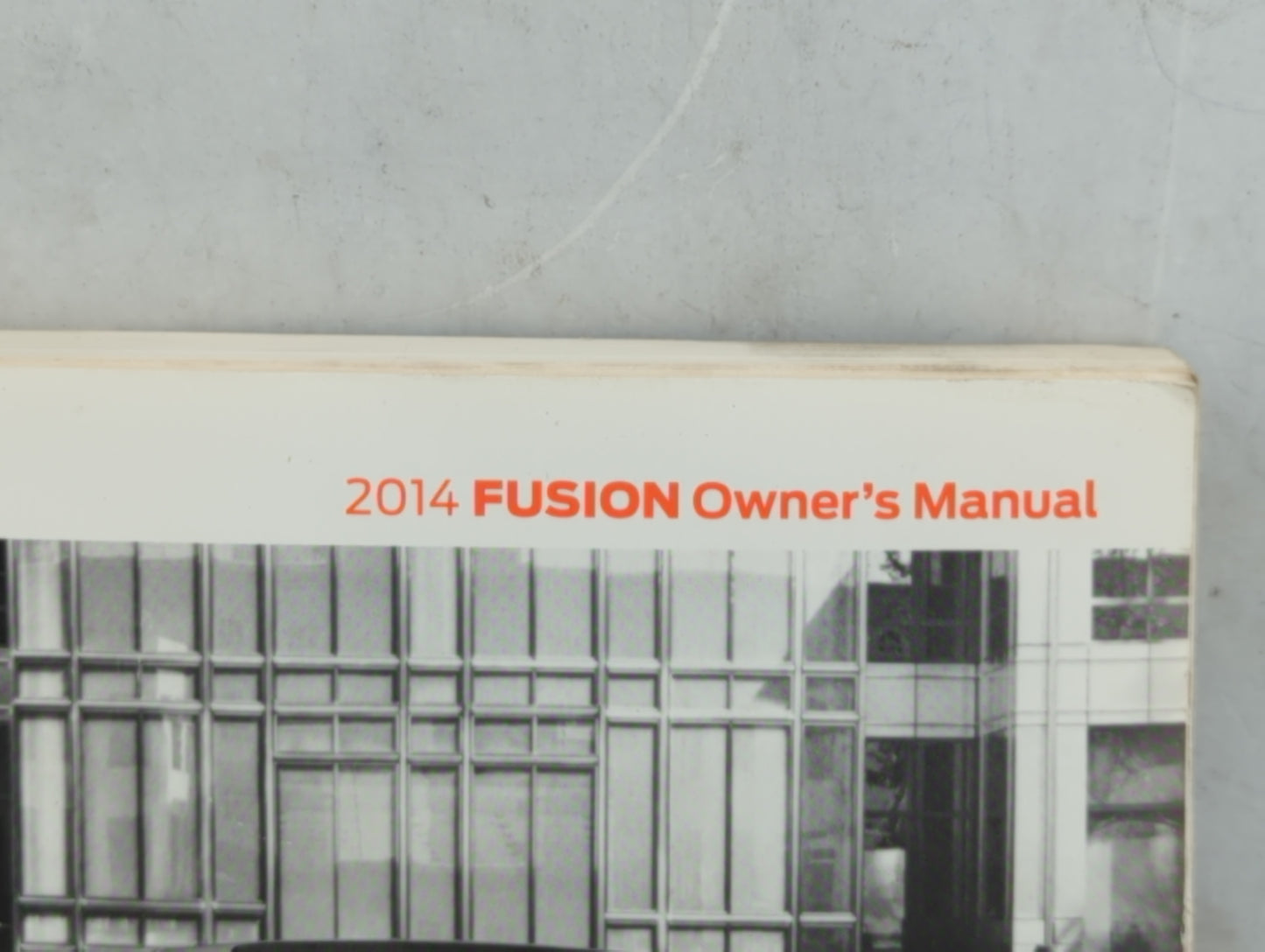 2014 Ford Fusion Owners Manual Book Guide P/N:EE5J19A321 AA OEM Used Auto Parts - Oemusedautoparts1.com
