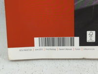 2014 Ford Fusion Owners Manual Book Guide P/N:EE5J19A321 AA OEM Used Auto Parts - Oemusedautoparts1.com