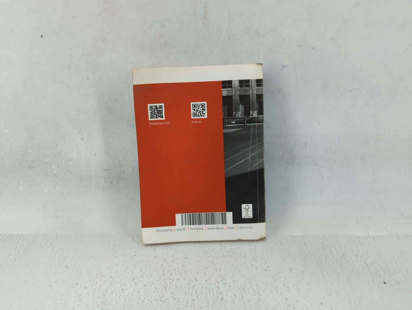 2014 Ford Fusion Owners Manual Book Guide P/N:EE5J19A321 AA OEM Used Auto Parts - Oemusedautoparts1.com