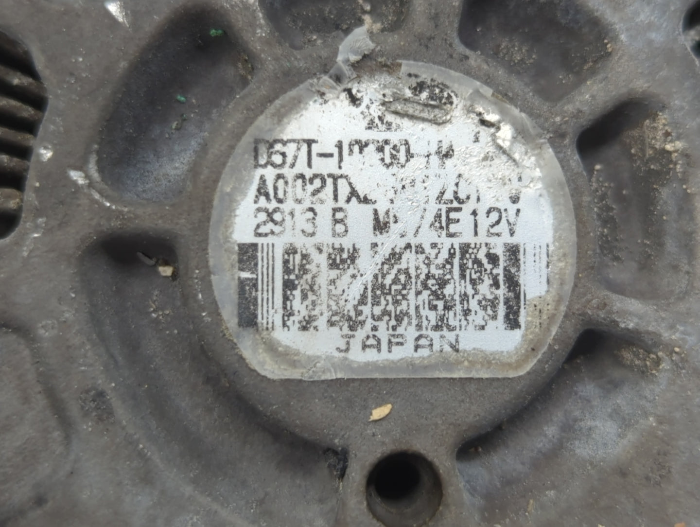 2013-2020 Ford Fusion Alternator Replacement Generator Charging Assembly Engine OEM P/N:D67T-10 Fits OEM Used Auto Parts - O