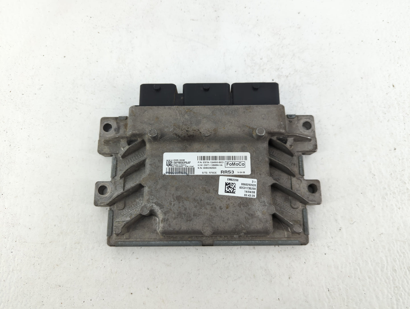 2014-2016 Ford Fusion PCM Engine Control Computer ECU ECM PCU OEM P/N:ES7A-12A650-BED Fits Fits 2014 2015 2016 OEM Used Auto