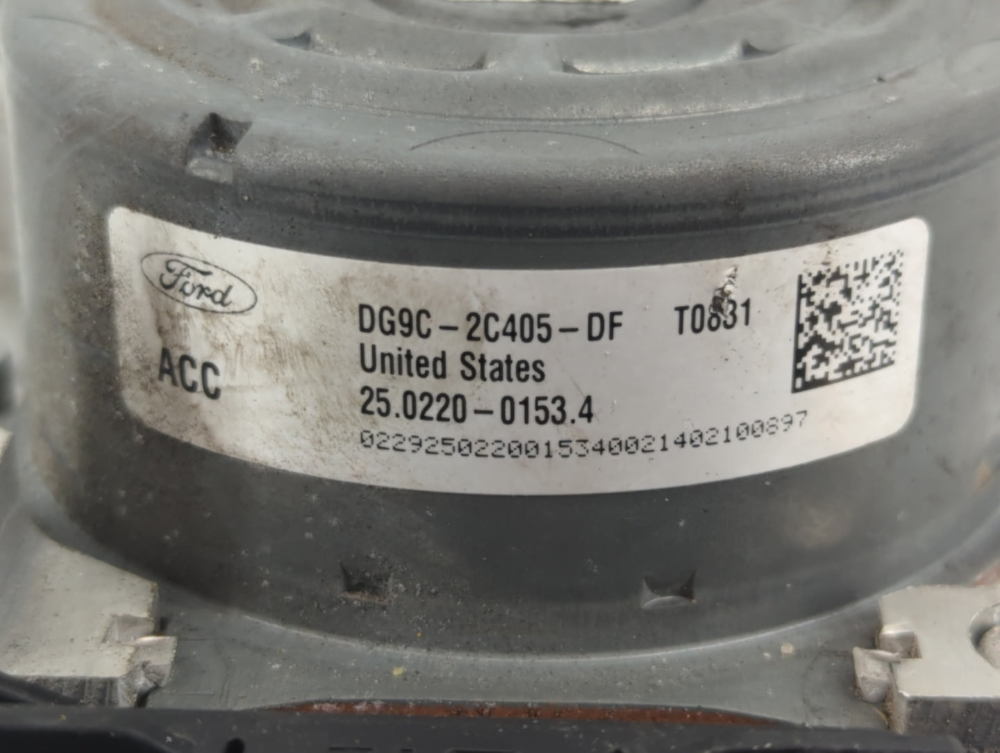 2014-2016 Ford Fusion ABS Pump Control Module Replacement P/N:DG9C-2C405-DF Fits Fits 2014 2015 2016 OEM Used Auto Parts - O
